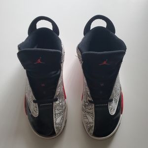 Jordan Dub Zero Boys 2.5 Sneakers White/Red/Black Shoes